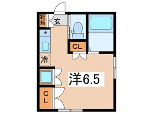 アビタシオンＭ白楽Ｂ棟の物件間取画像